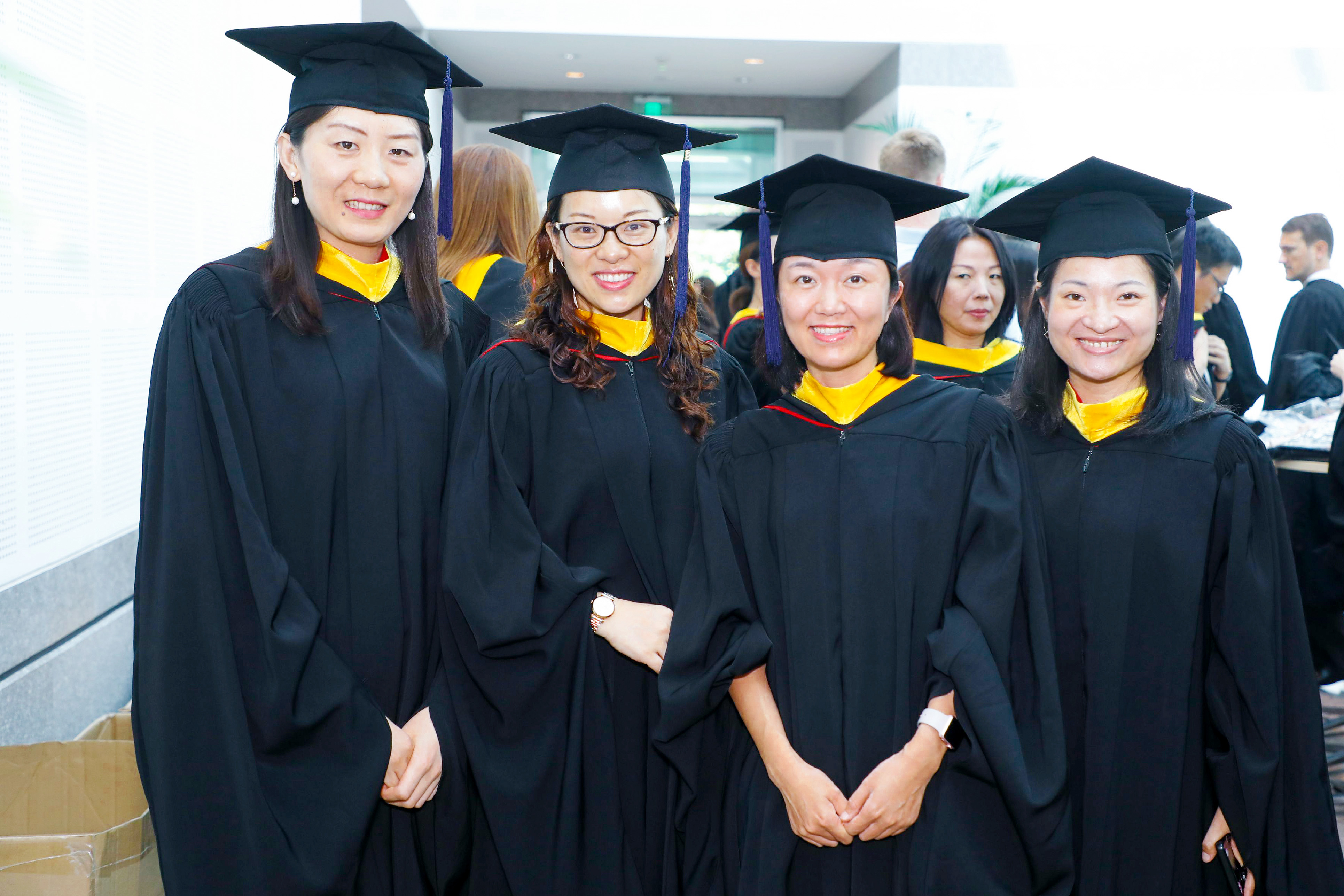 Shirley and her class mates 