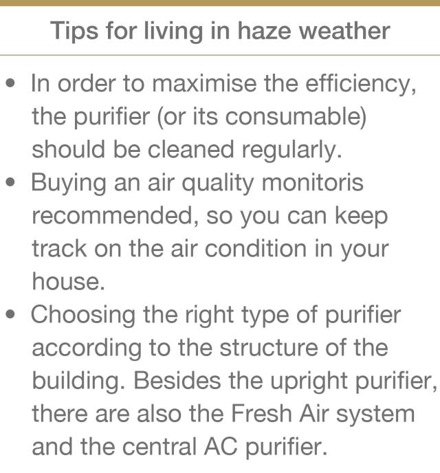 Advice for living in poor air quality conditions