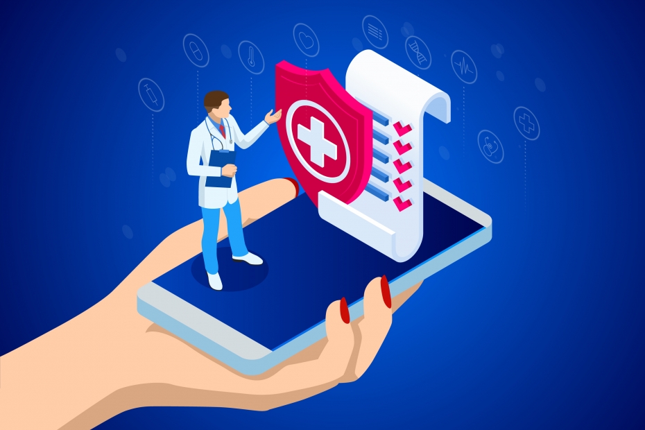 Health tech graphic