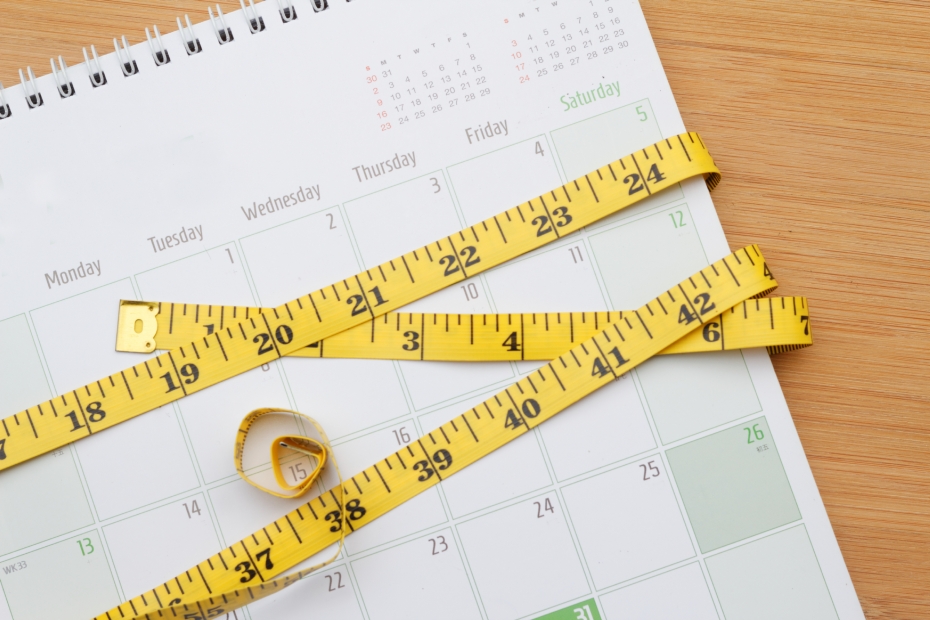 Calendar and tape measures