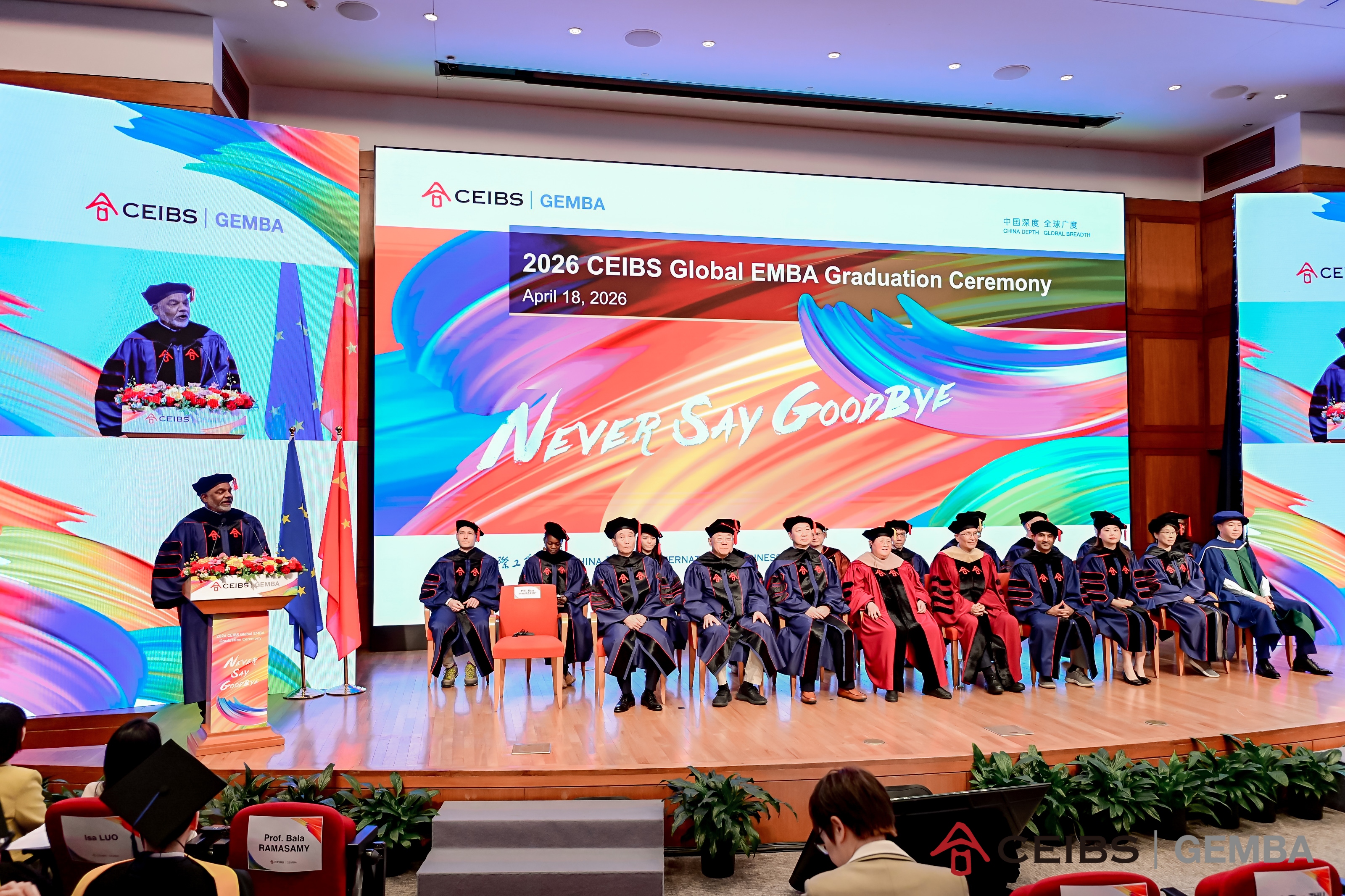 Faculty of CEIBS Global EMBA 2026 Graduation Ceremony