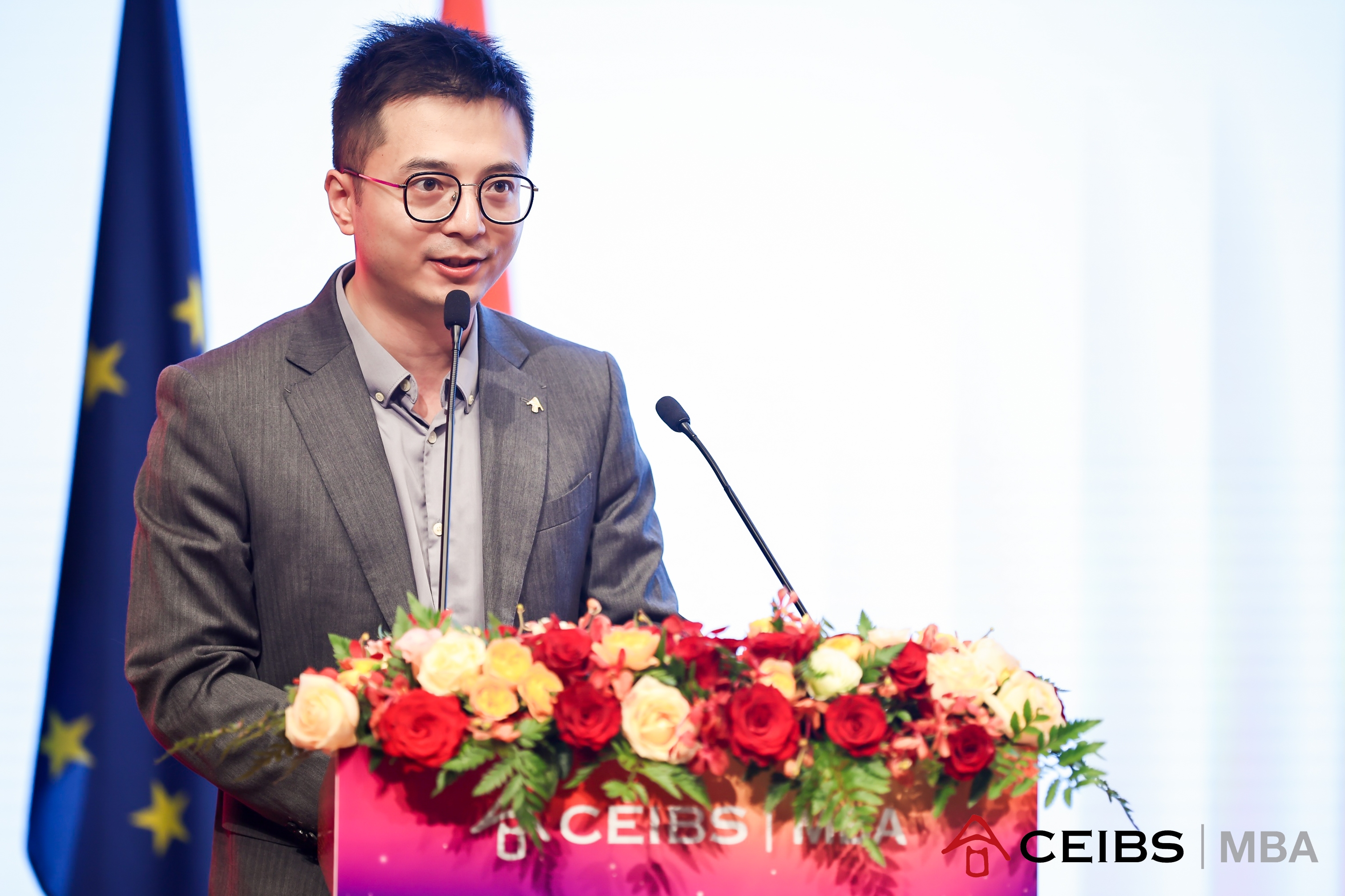 CEIBS MBA Class of 2026 student representative Fan Jincai
