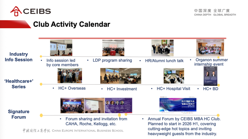 healthcare club activities